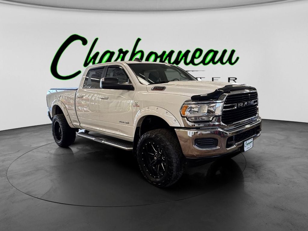 Used 2021 Bright White Clearcoat RAM Big Horn Crew Cab 4x4 6
