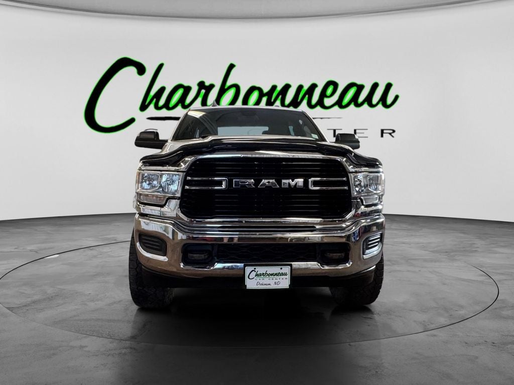 Used 2021 Bright White Clearcoat RAM Big Horn Crew Cab 4x4 6