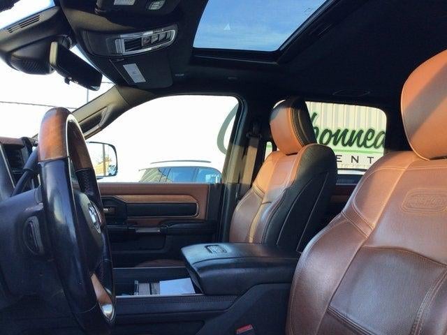 Used 2021 Billet Silver Metallic Clearcoat RAM Limited Longhorn Crew Cab 4x4 6