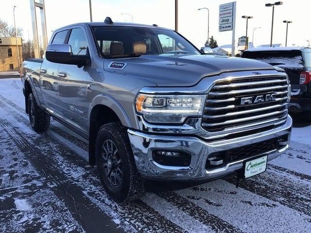 Used 2021 Billet Silver Metallic Clearcoat RAM Limited Longhorn Crew Cab 4x4 6