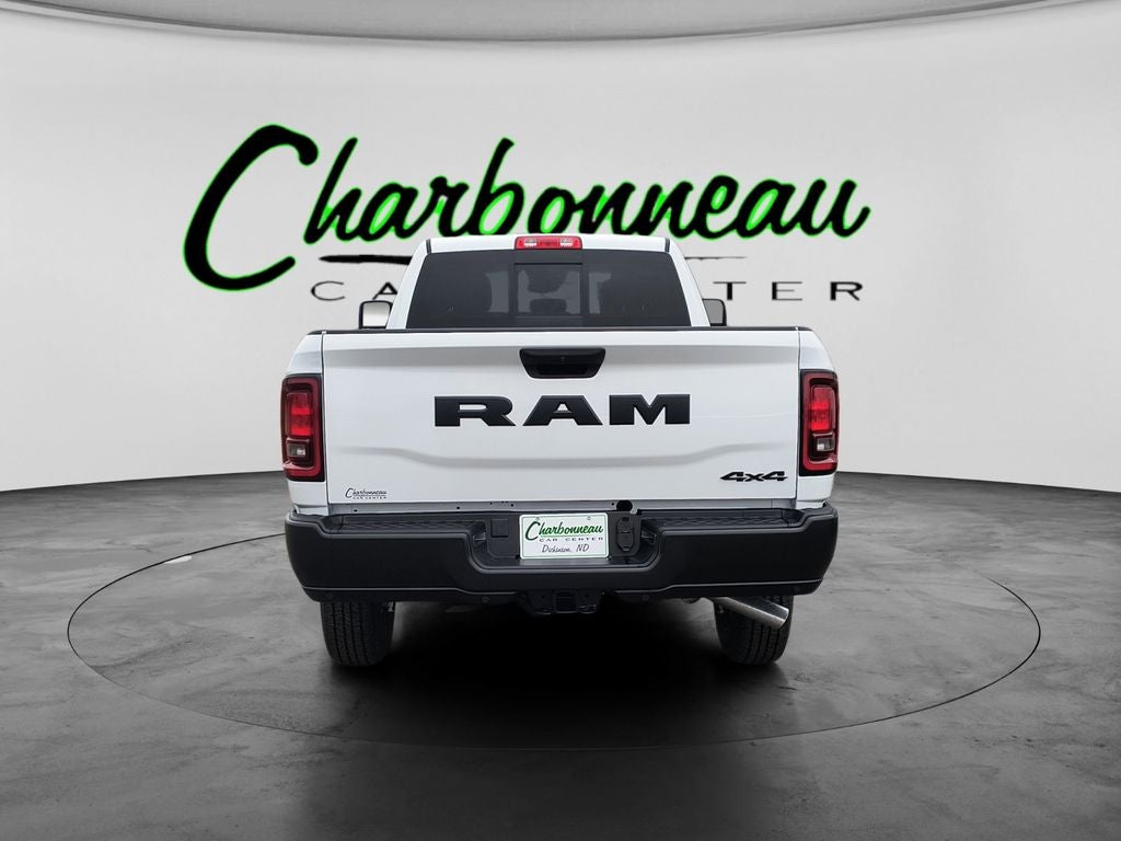 New 2026 Bright White Clear-Coat Exterior Paint RAM RAM 2500 TRADESMAN CREW CAB 4X4 8