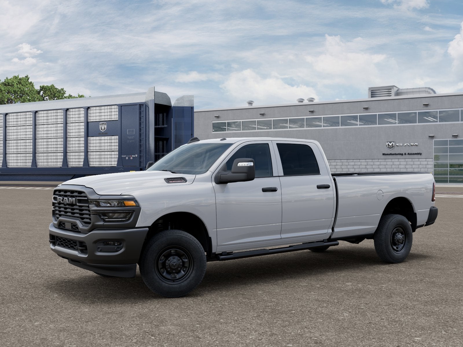 New 2026 Bright White Clear-Coat Exterior Paint RAM RAM 2500 TRADESMAN CREW CAB 4X4 8