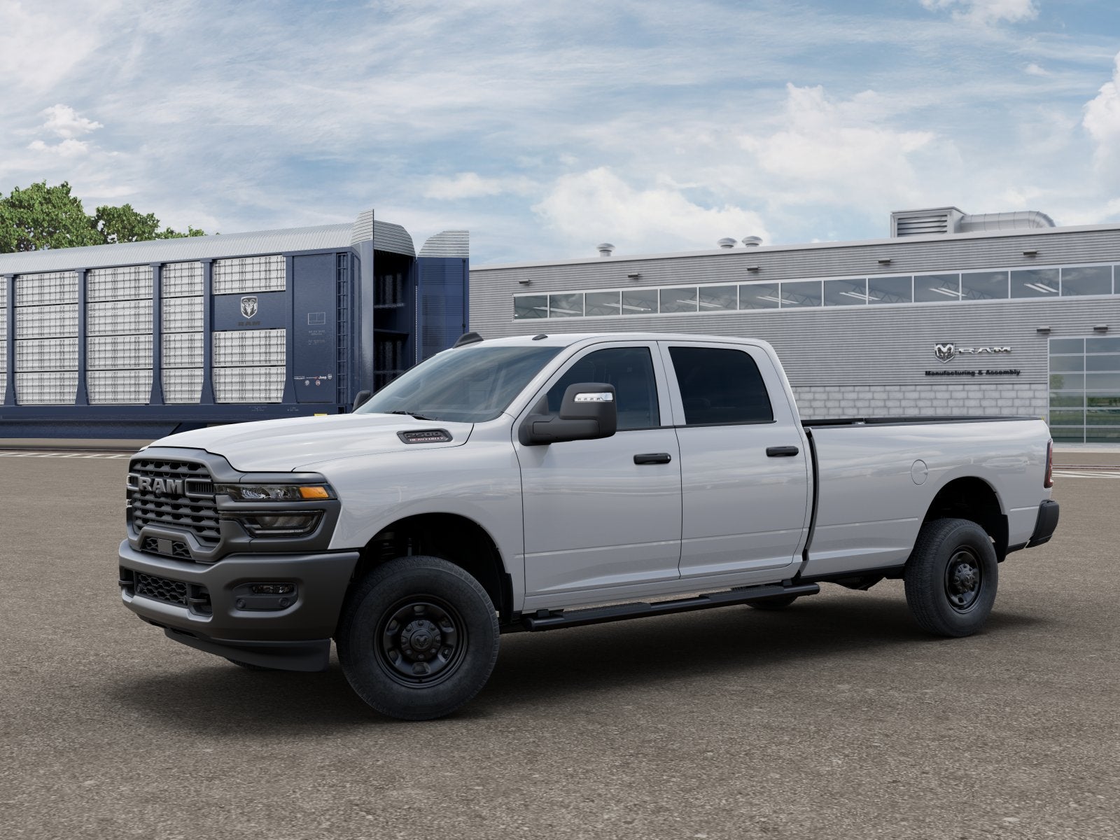 New 2026 Bright White Clear-Coat Exterior Paint RAM RAM 2500 TRADESMAN CREW CAB 4X4 8