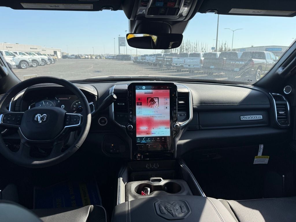 Used 2025 Diamond Black Crystal Pearlcoat RAM Laramie Crew Cab 4x4 8