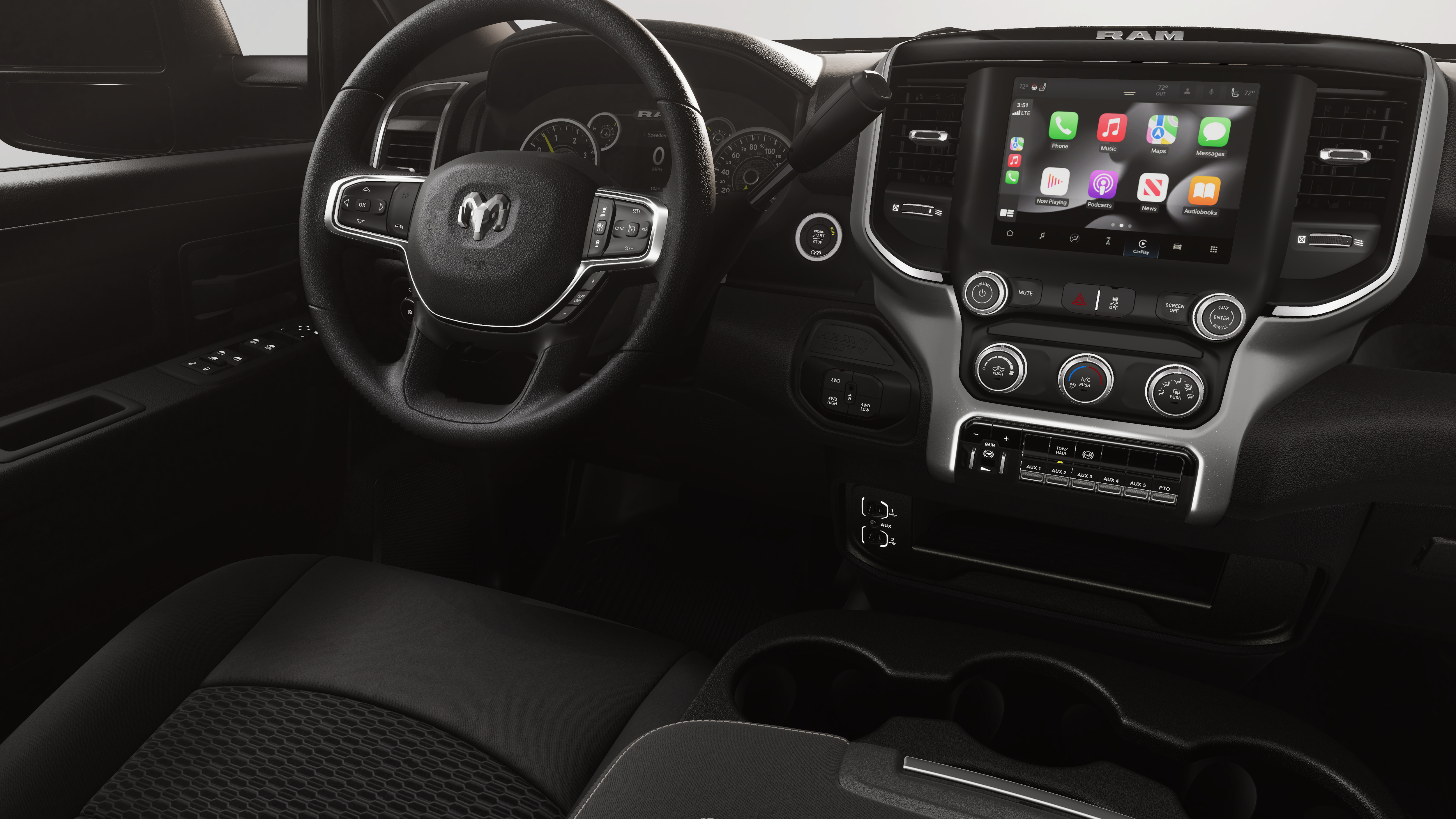 New 2026 Bright White Clear-Coat Exterior Paint RAM RAM 3500 TRADESMAN CREW CAB CHASSIS 4X4 60