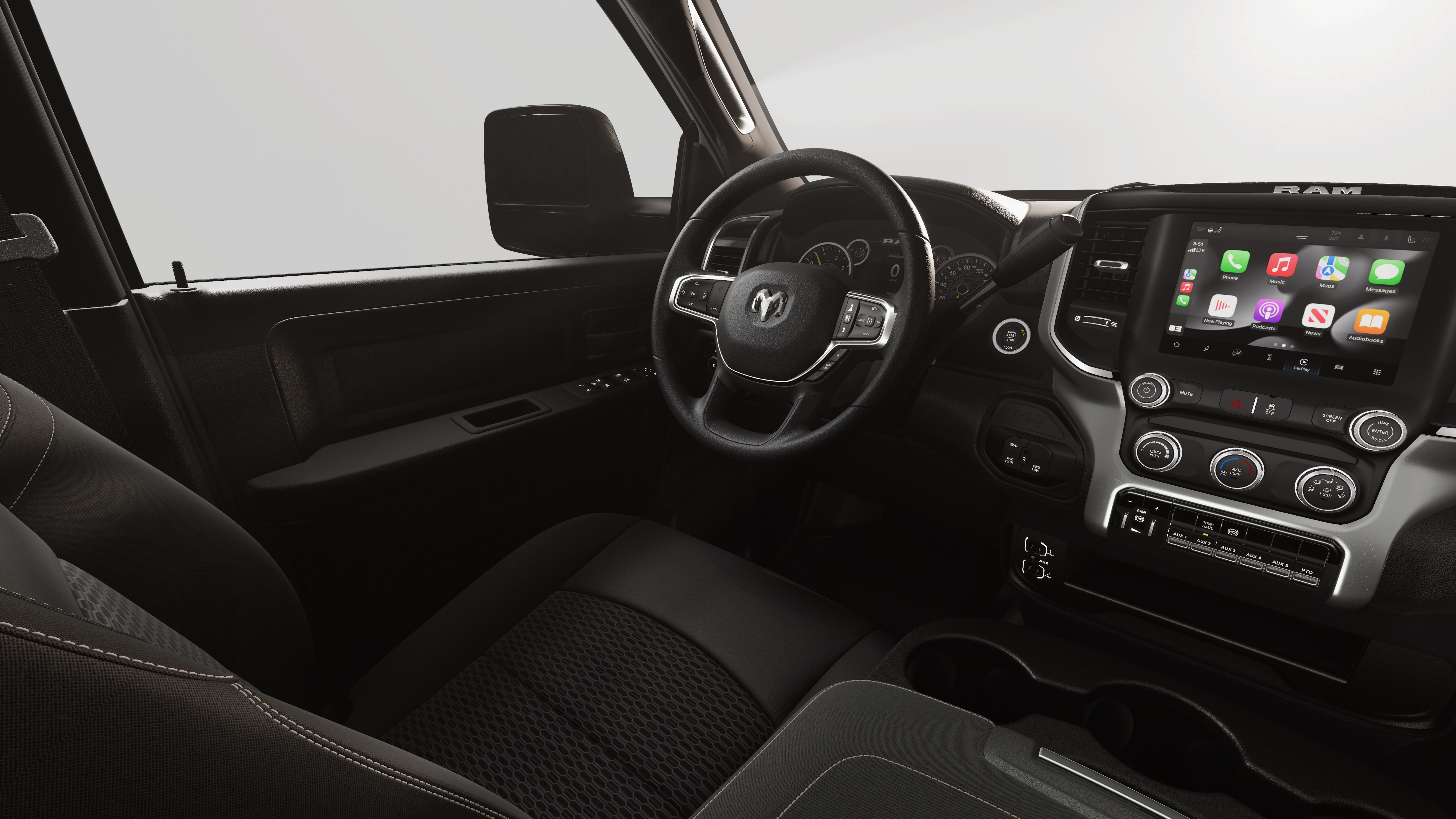 New 2026 Bright White Clear-Coat Exterior Paint RAM RAM 3500 TRADESMAN CREW CAB CHASSIS 4X4 60