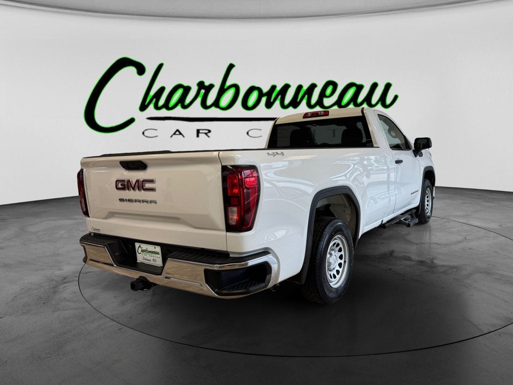 Used 2024 Summit White GMC 4WD Regular Cab Long Box Pro image 5