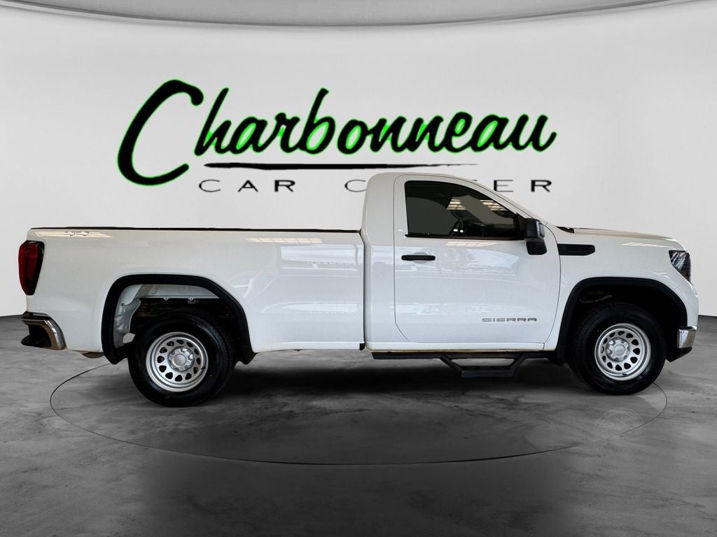 Used 2024 Summit White GMC 4WD Regular Cab Long Box Pro image 6