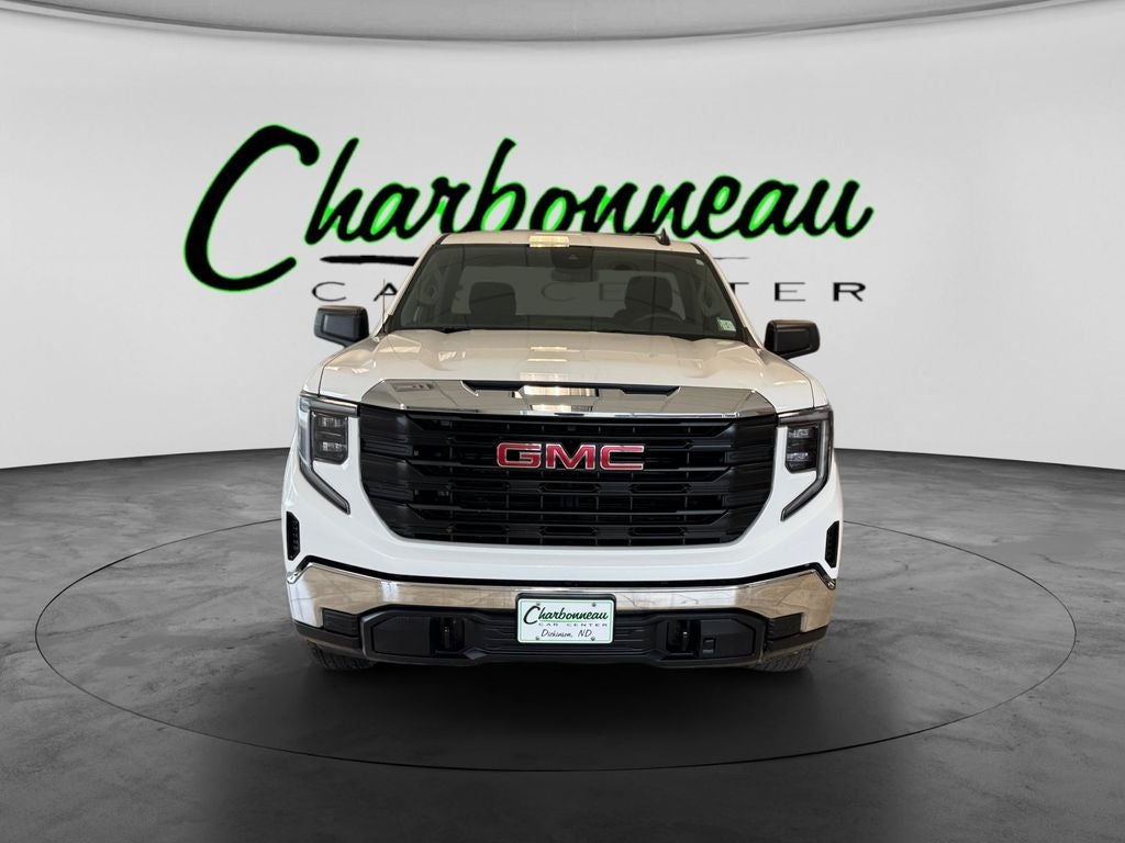 Used 2024 Summit White GMC 4WD Regular Cab Long Box Pro image 8