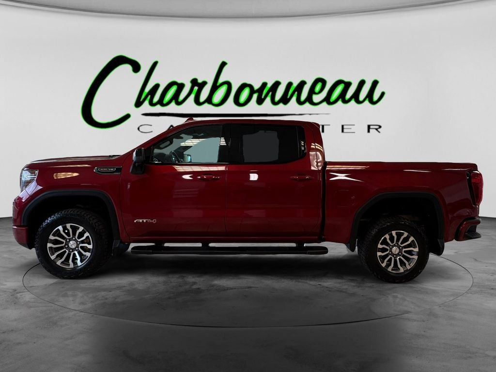 Used 2022 Cayenne Red Tintcoat GMC 4WD Crew Cab Short Box AT4 image 2