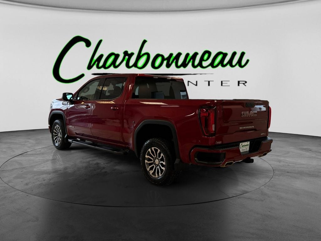 Used 2022 Cayenne Red Tintcoat GMC 4WD Crew Cab Short Box AT4 image 3