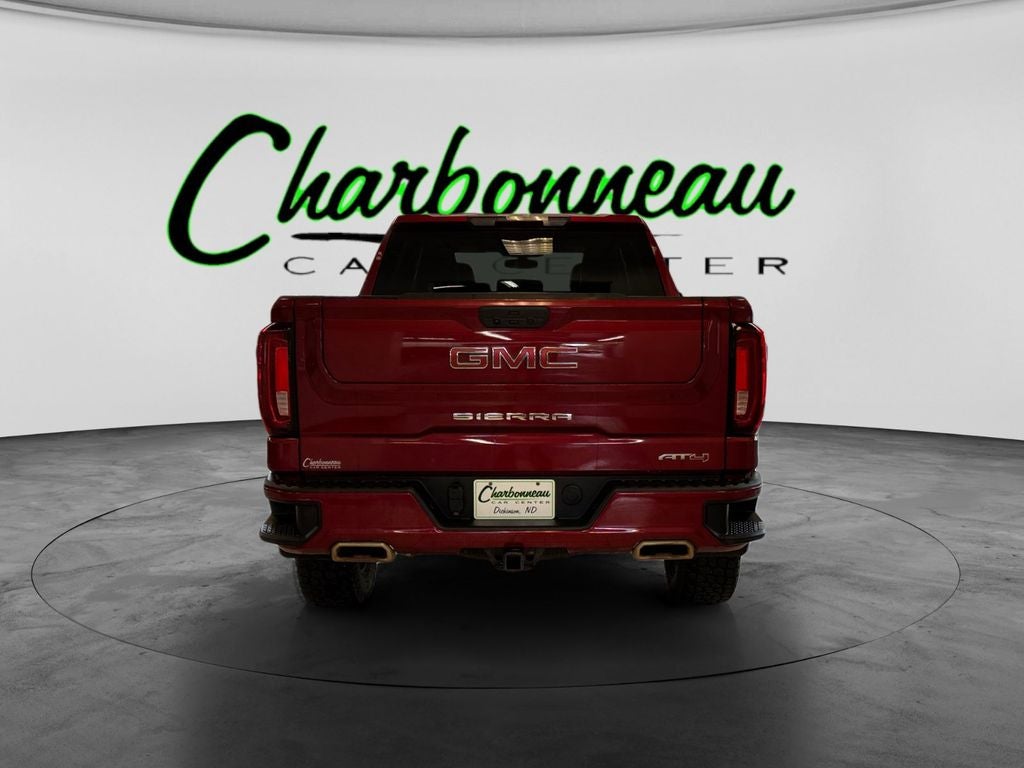 Used 2022 Cayenne Red Tintcoat GMC 4WD Crew Cab Short Box AT4 image 4