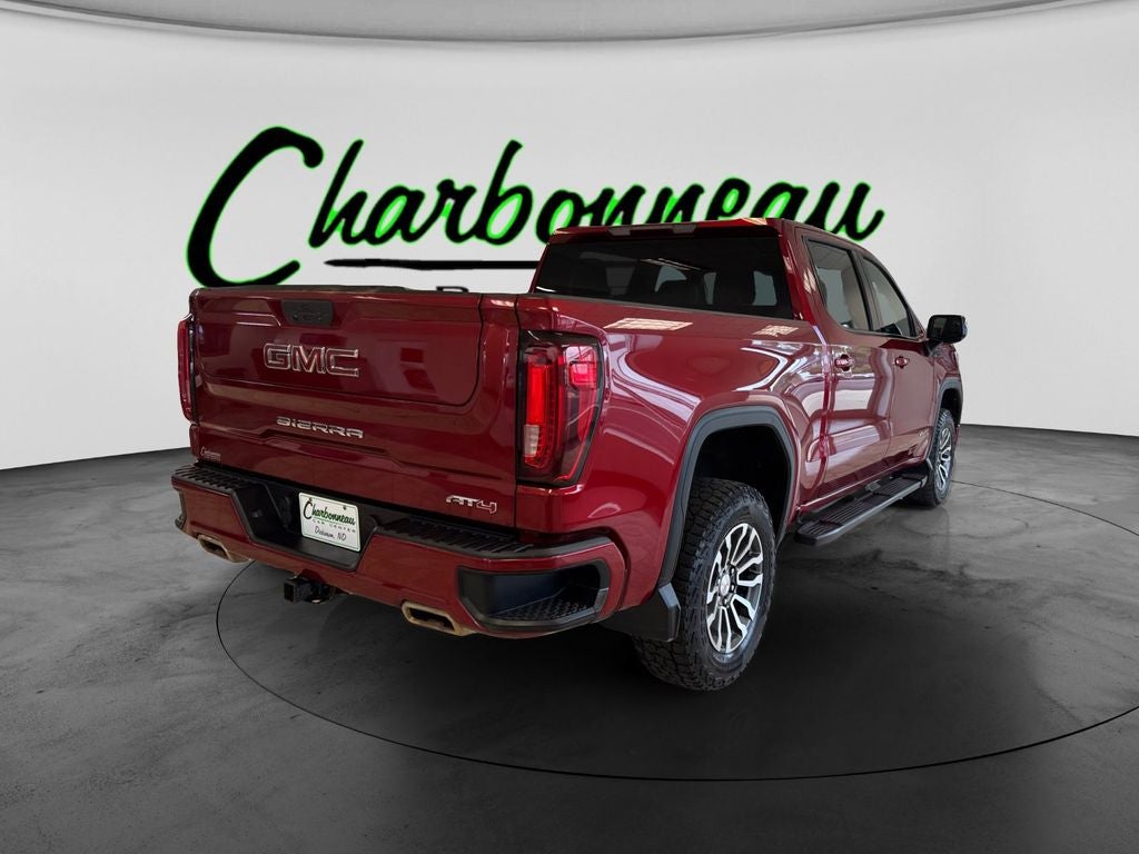 Used 2022 Cayenne Red Tintcoat GMC 4WD Crew Cab Short Box AT4 image 5
