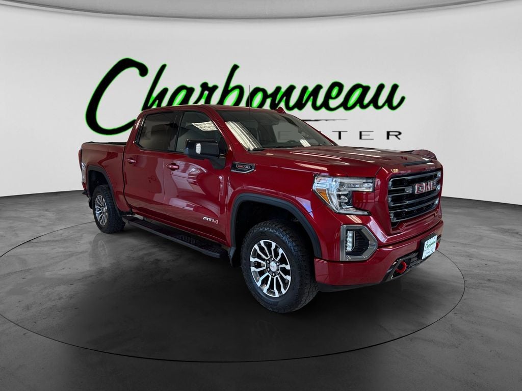 Used 2022 Cayenne Red Tintcoat GMC 4WD Crew Cab Short Box AT4 image 7