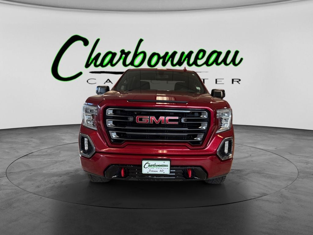 Used 2022 Cayenne Red Tintcoat GMC 4WD Crew Cab Short Box AT4 image 8