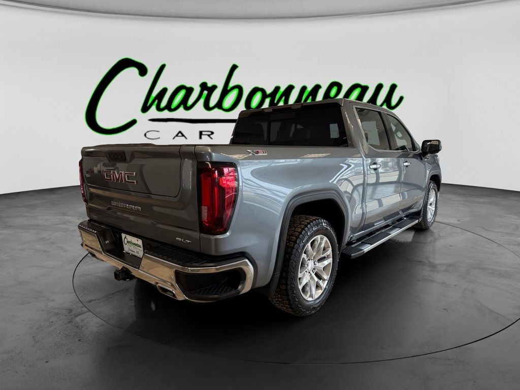Used 2021 Satin Steel Metallic GMC 4WD Crew Cab Short Box SLT image 5