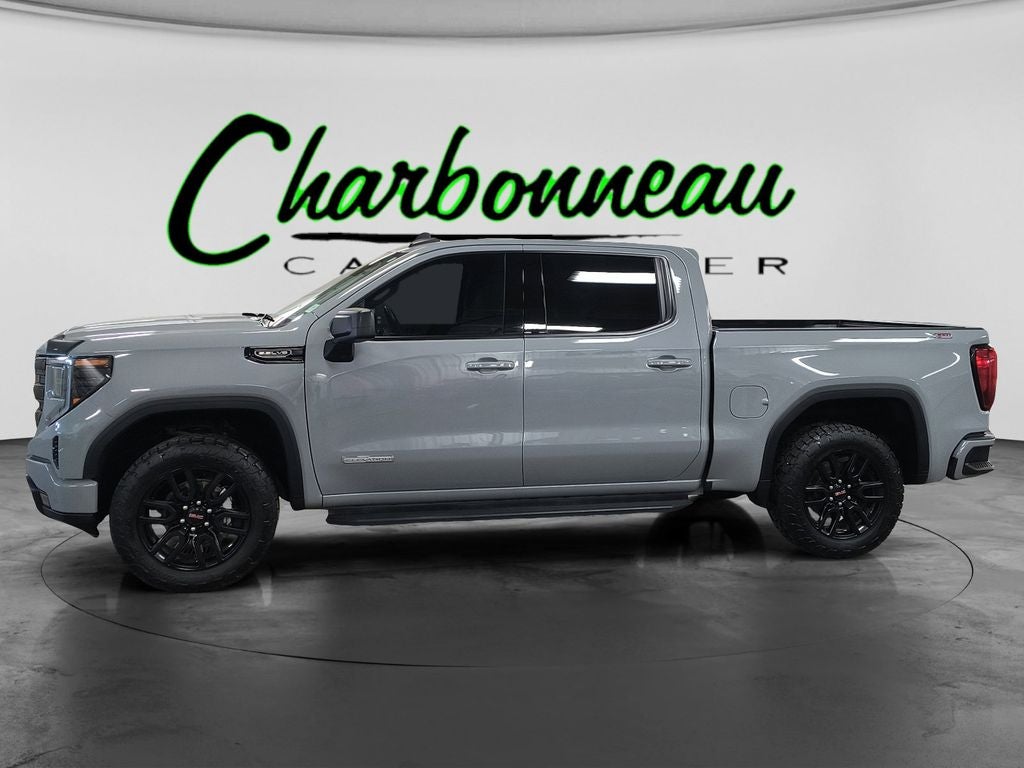 Used 2024 Thunderstorm Gray GMC 4WD Crew Cab Short Box Elevation with 3SB image 2