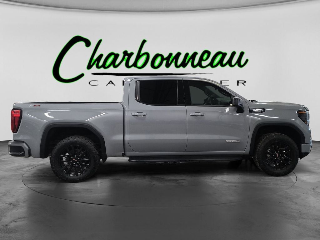 Used 2024 Thunderstorm Gray GMC 4WD Crew Cab Short Box Elevation with 3SB image 6