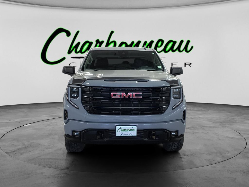 Used 2024 Thunderstorm Gray GMC 4WD Crew Cab Short Box Elevation with 3SB image 8