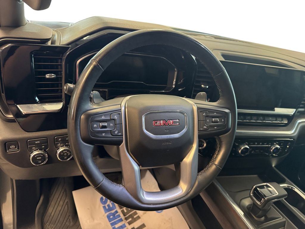 Used 2024 Sterling Metallic GMC 4WD Crew Cab Short Box SLT image 13