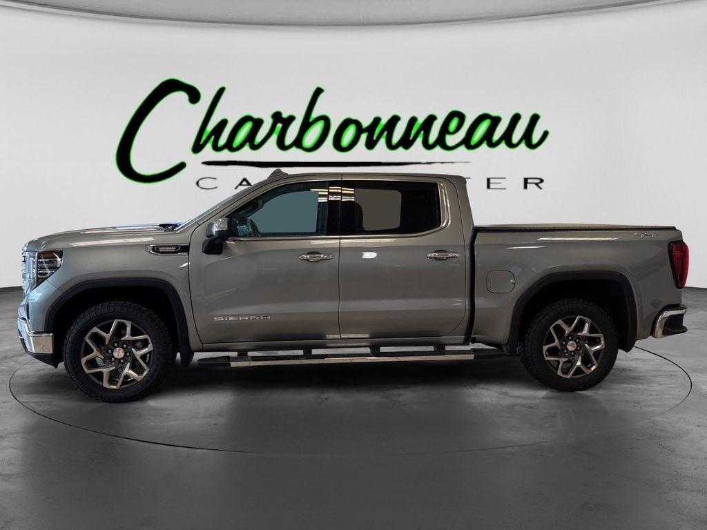Used 2024 Sterling Metallic GMC 4WD Crew Cab Short Box SLT image 2