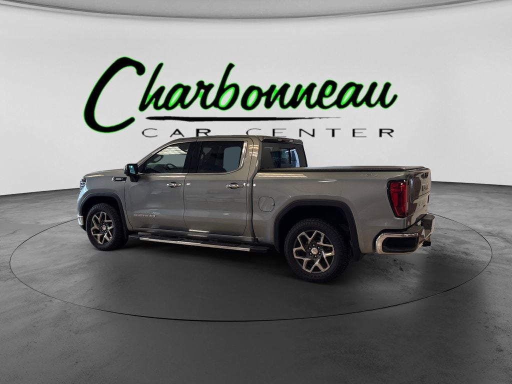 Used 2024 Sterling Metallic GMC 4WD Crew Cab Short Box SLT image 3