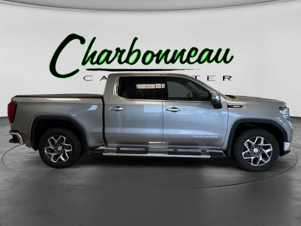 Used 2024 Sterling Metallic GMC 4WD Crew Cab Short Box SLT image 6
