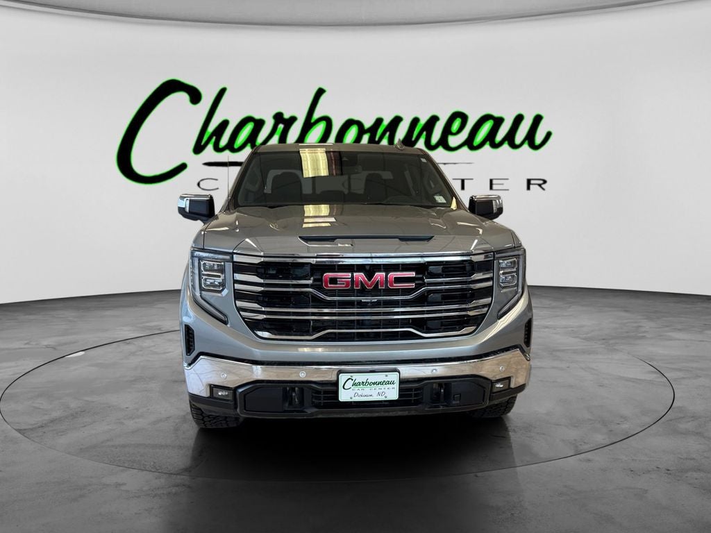 Used 2024 Sterling Metallic GMC 4WD Crew Cab Short Box SLT image 8