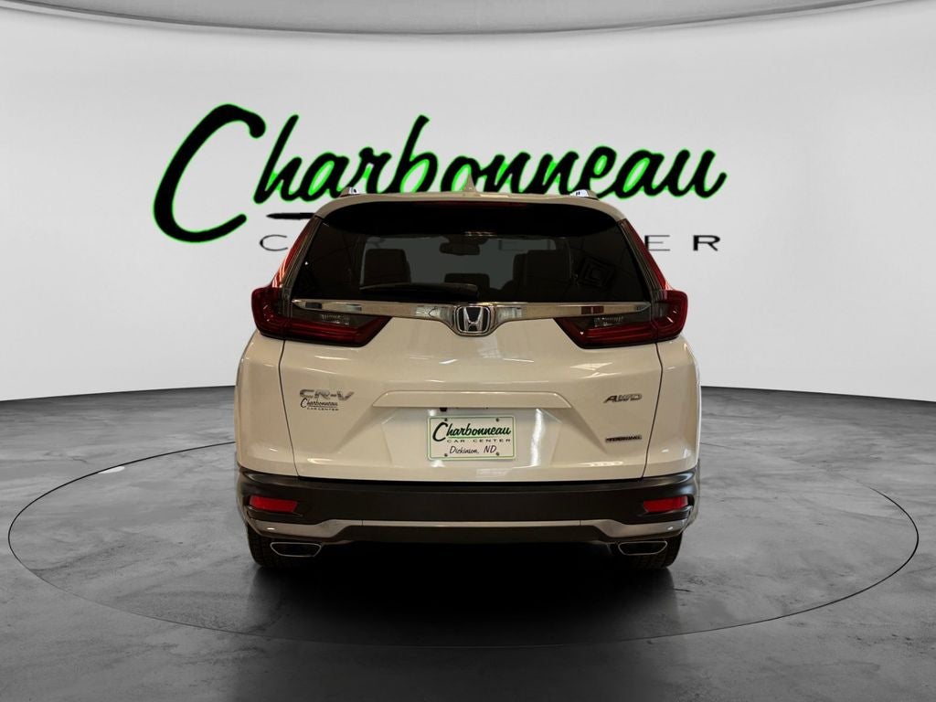 Used 2021 Platinum White Pearl Honda AWD Touring image 4