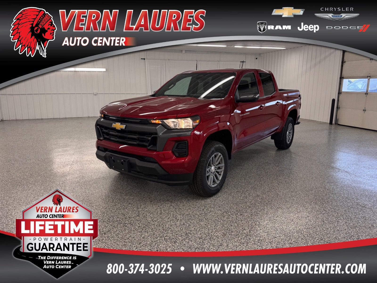 Radiant Red Tintcoat 2026 Chevrolet Colorado Pickup Truck Four-Wheel Drive Automatic