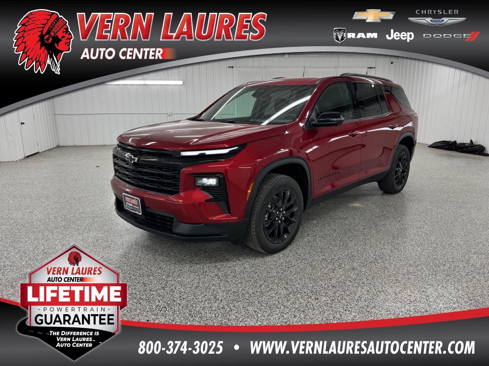 Radiant Red Tintcoat 2026 Chevrolet Traverse SUV / Crossover Four-Wheel Drive Automatic