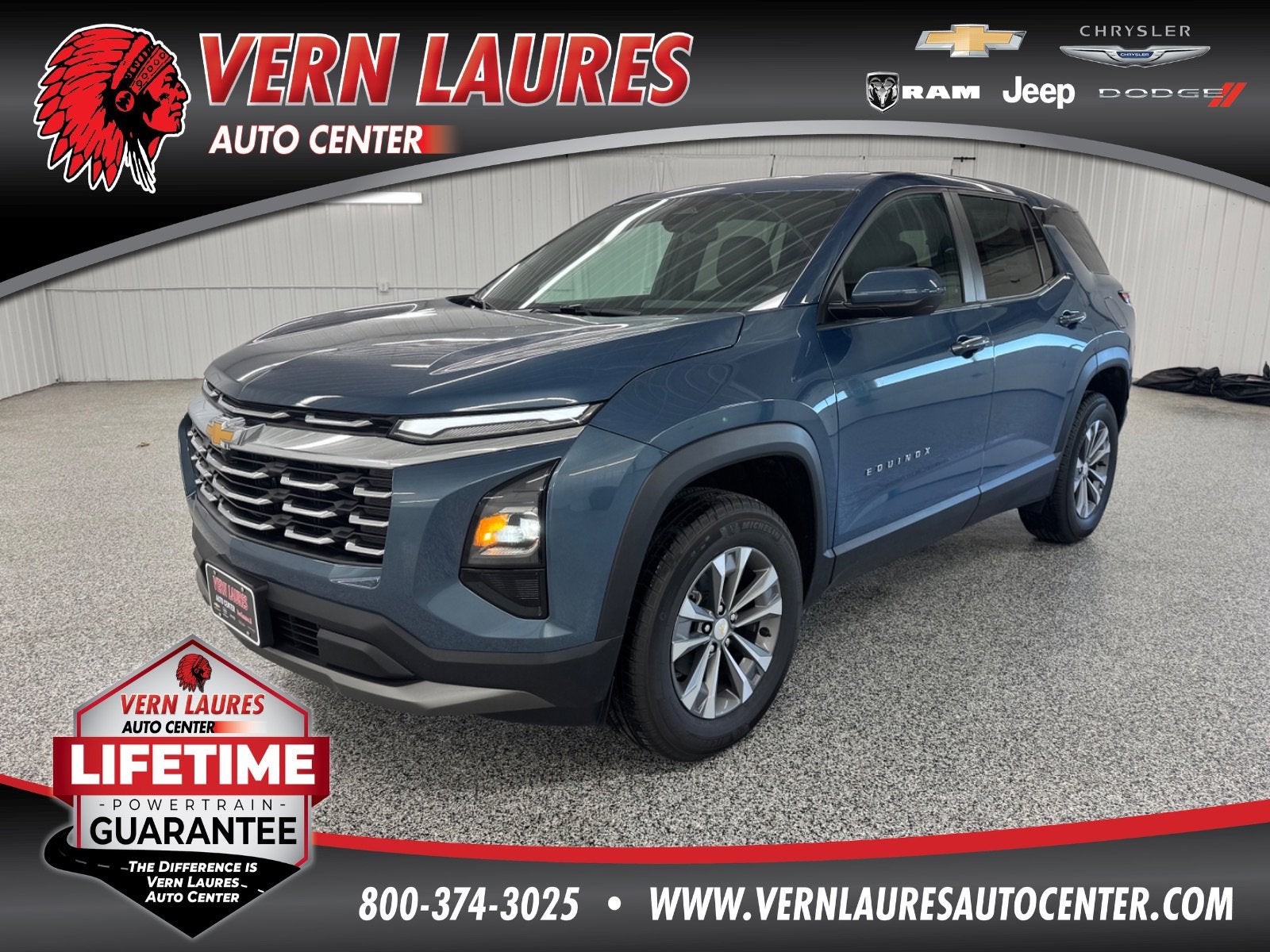 Lakeshore Blue Metallic 2026 Chevrolet Equinox LT AWD SUV / Crossover Four-Wheel Drive Automatic