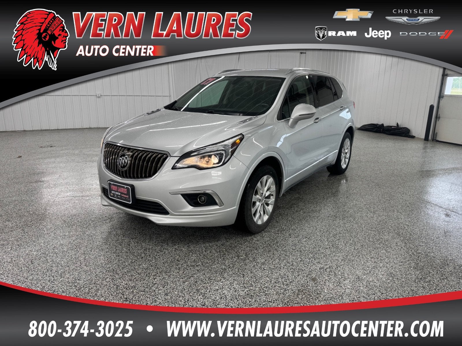 Galaxy Silver Metallic 2017 Buick Envision SUV / Crossover Front-Wheel Drive Automatic