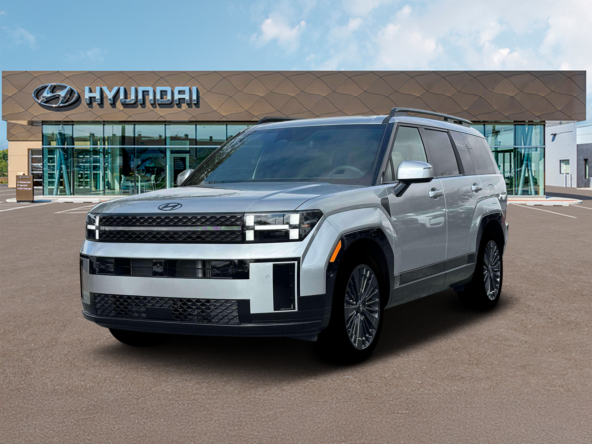 Shimmering Silver 2026 Hyundai Santa Fe Hybrid SUV / Crossover All-Wheel Drive 6-Speed Automatic