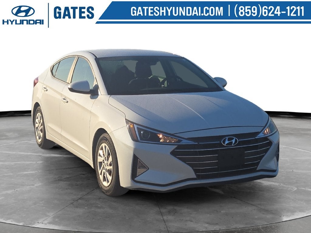 Quartz White Pearl 2020 Hyundai Elantra Sedan Front-Wheel Drive Continuously Variable Transmission