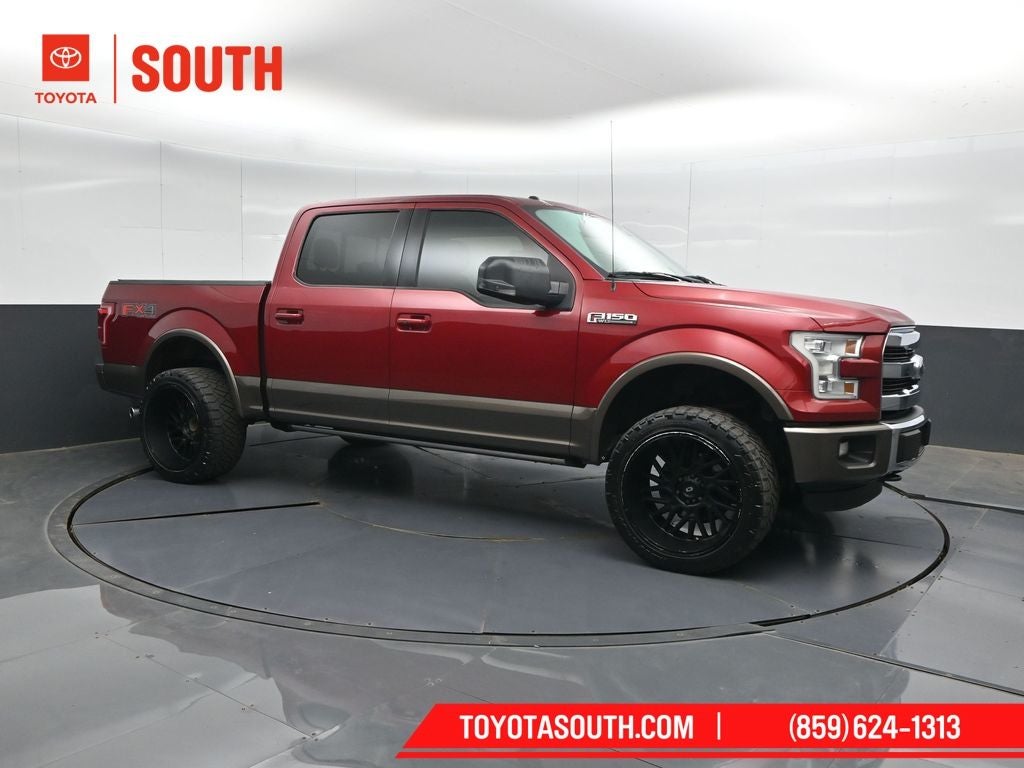 Race Red 2015 Ford F-150 Pickup Truck Four-Wheel Drive 6-Speed Automatic