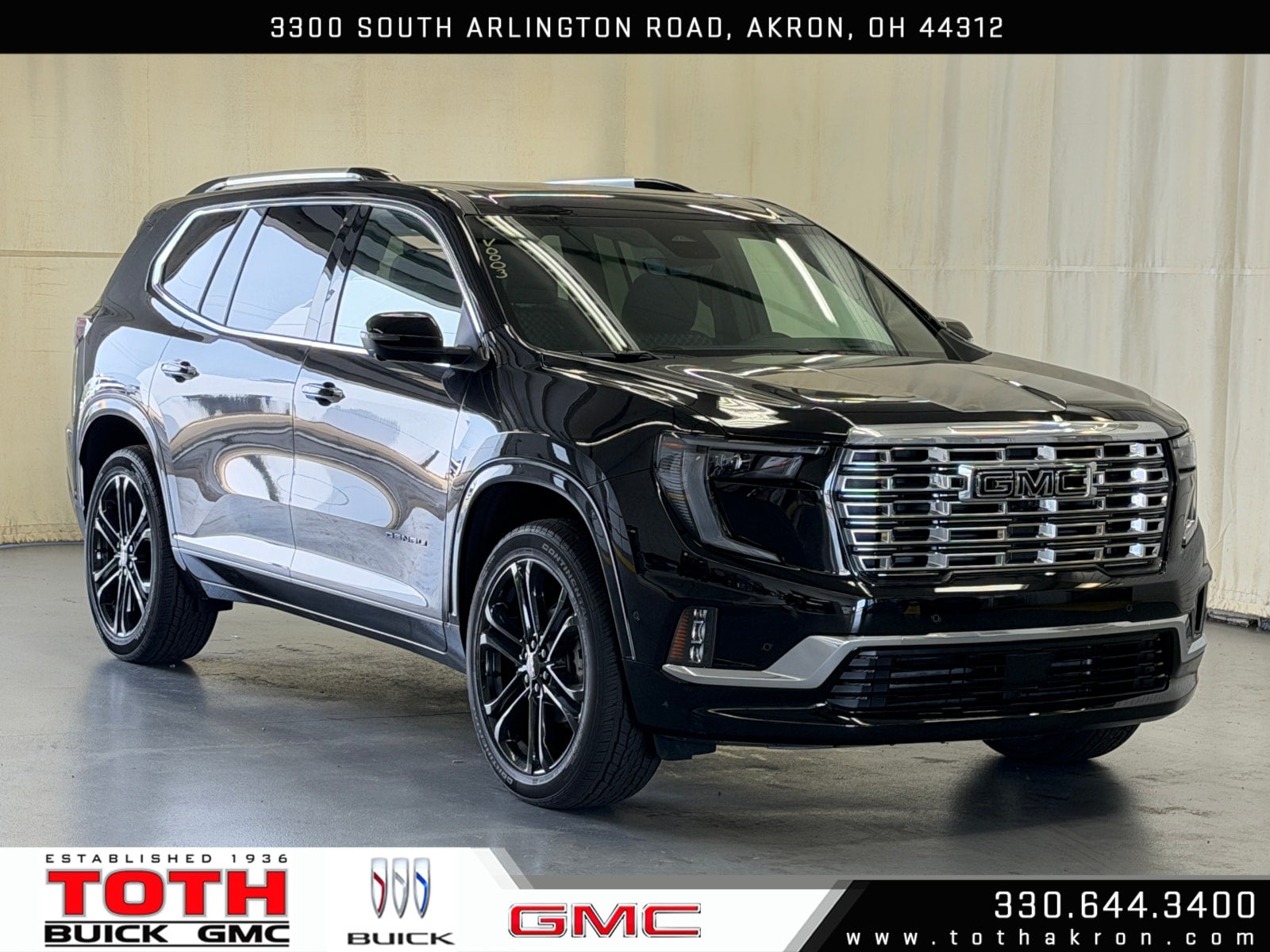 Black (Ebony Twilight Metallic) 2027 GMC Acadia SUV / Crossover Four-Wheel Drive Automatic
