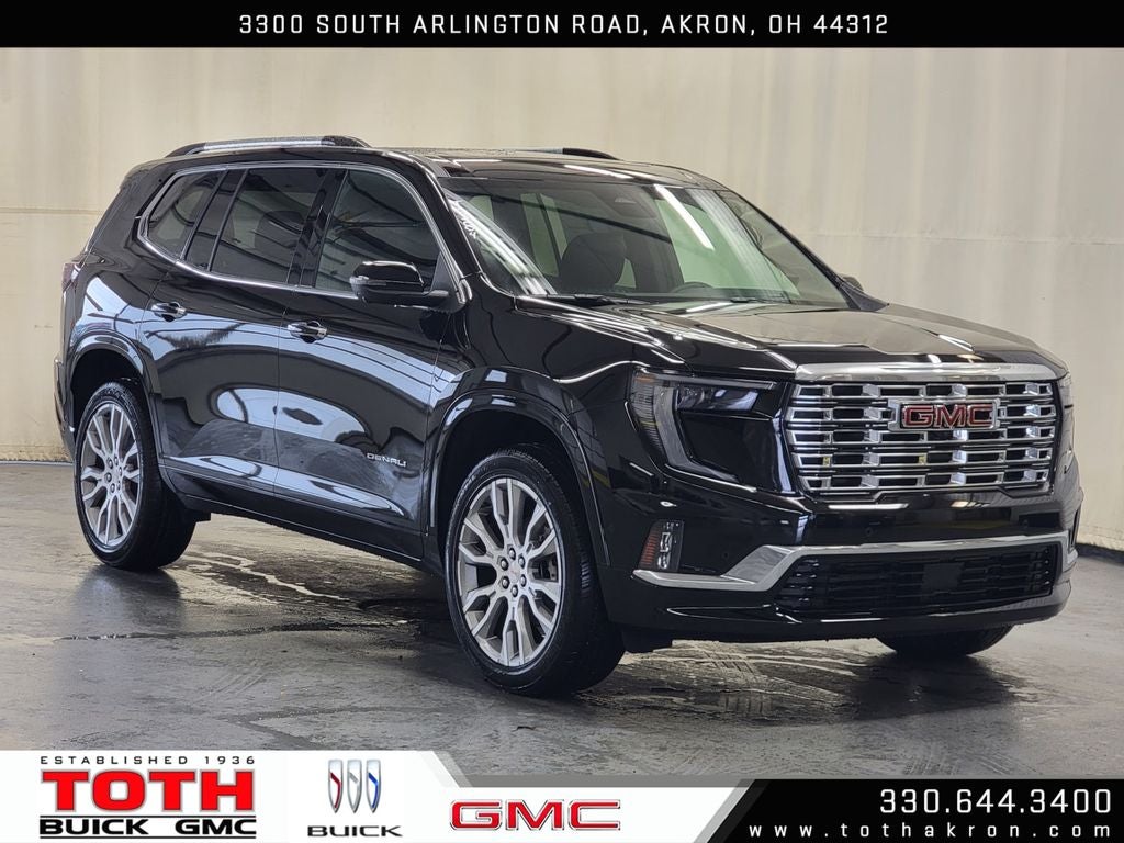 Black (Ebony Twilight Metallic) 2026 GMC Acadia SUV / Crossover Four-Wheel Drive Automatic