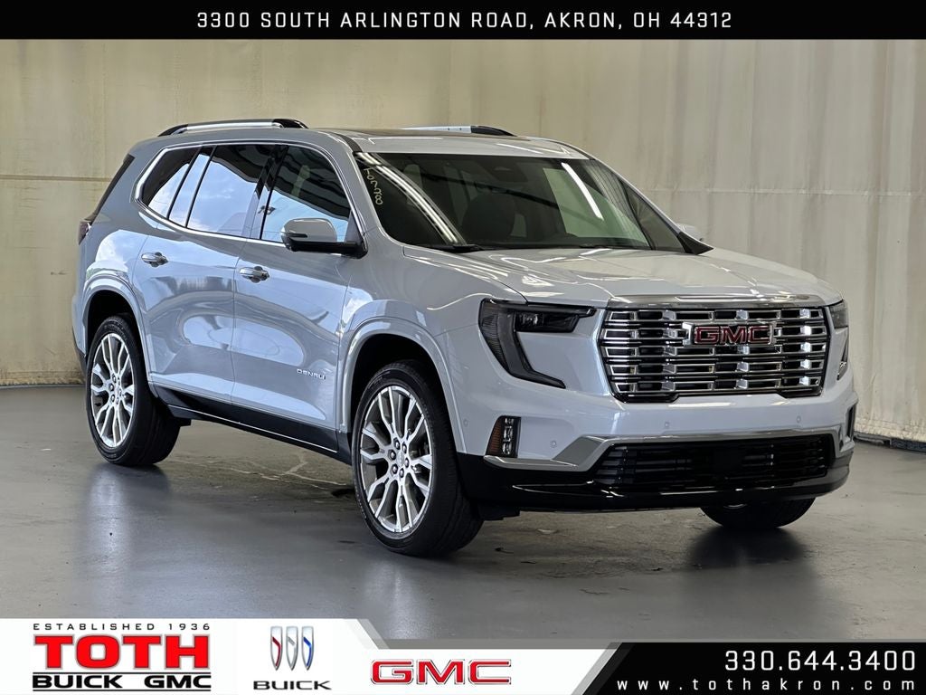 Glacier White Tricoat 2026 GMC Acadia SUV / Crossover Four-Wheel Drive Automatic