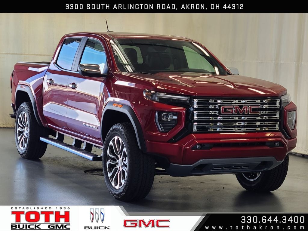 Volcanic Red Tintcoat 2026 GMC Canyon Pickup Truck Four-Wheel Drive Automatic