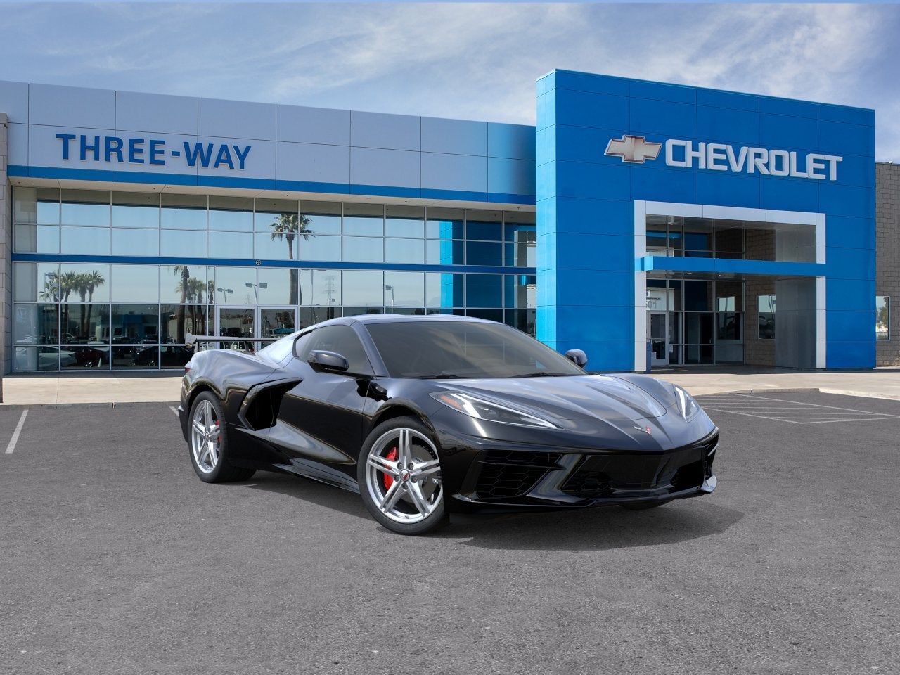 Black 2027 Chevrolet Corvette Coupe Rear-Wheel Drive Automatic