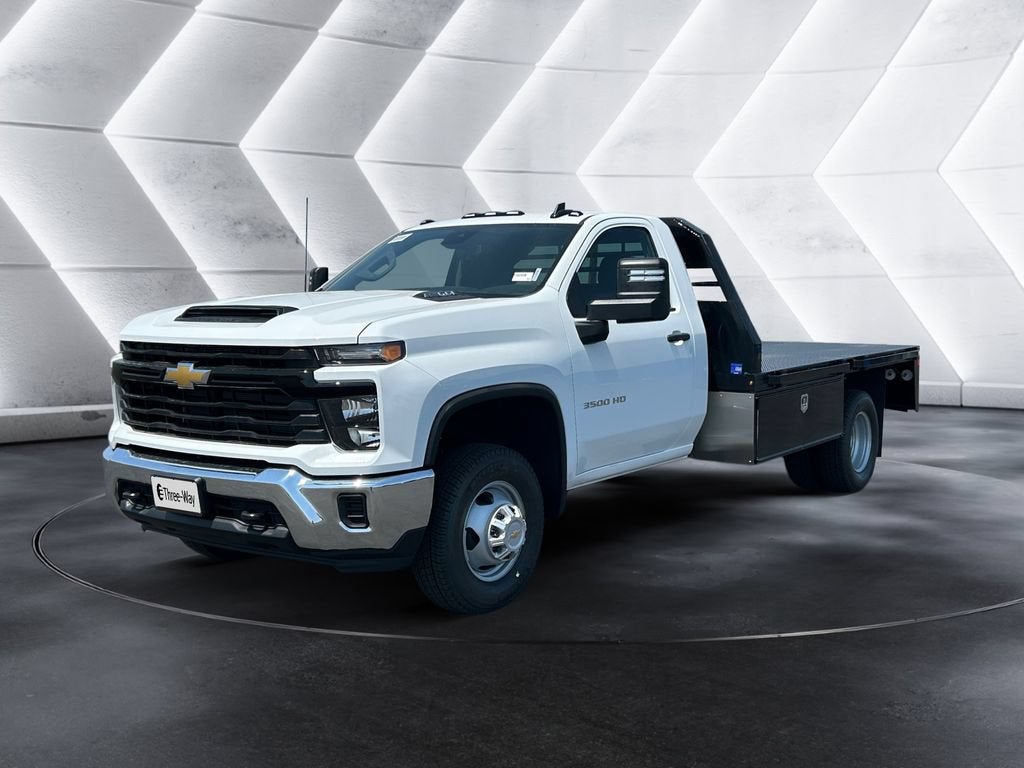 Summit White 2026 Chevrolet Silverado 3500HD Chassis Pickup Truck 4X2 Automatic