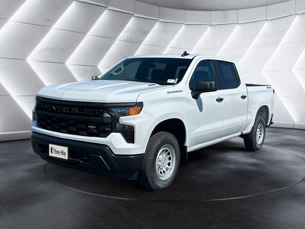 Summit White 2026 Chevrolet Silverado 1500 Pickup Truck Four-Wheel Drive Automatic