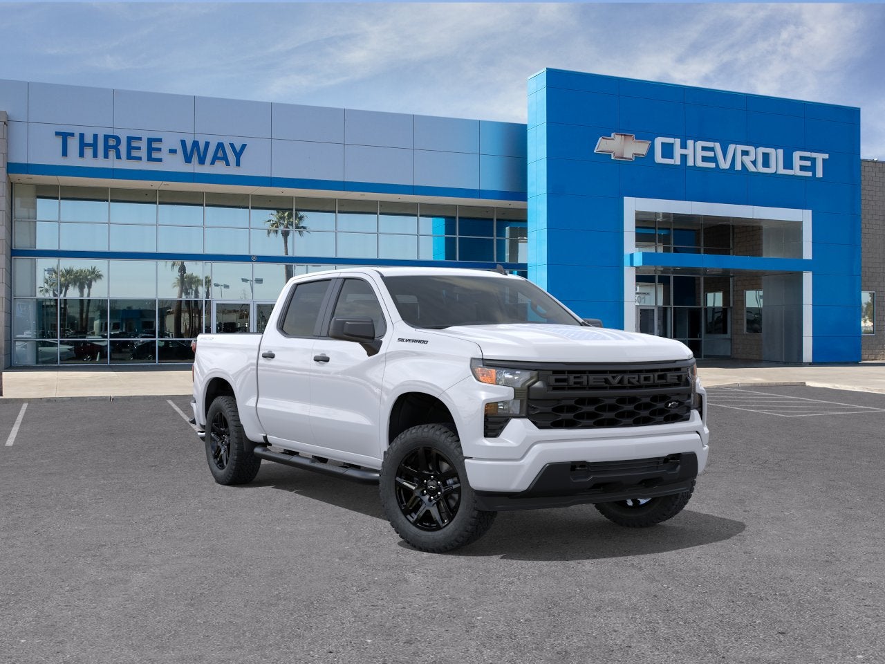 Summit White 2026 Chevrolet Silverado 1500 Pickup Truck Four-Wheel Drive Automatic