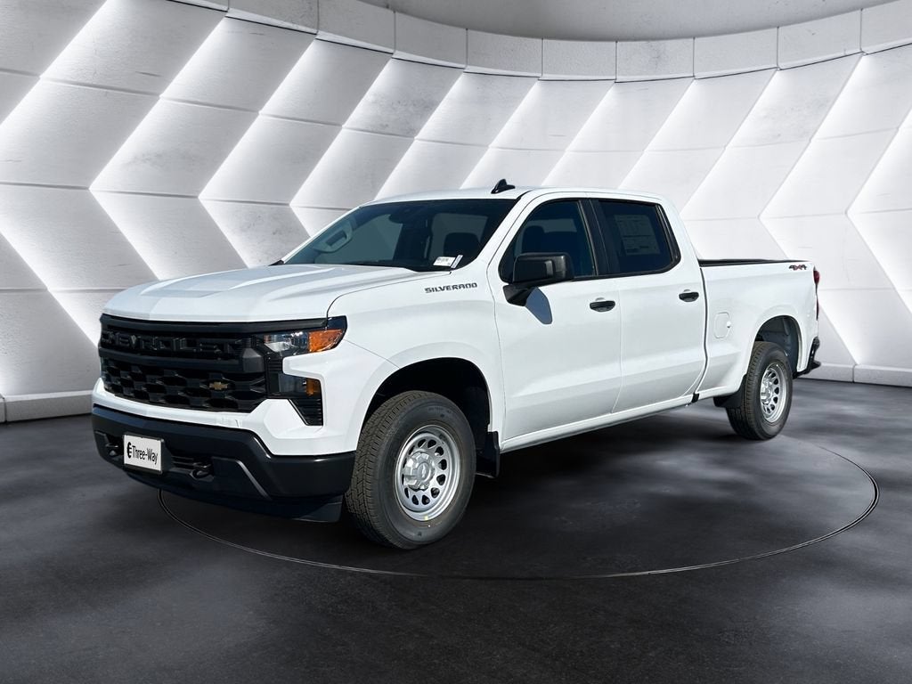 Summit White 2026 Chevrolet Silverado 1500 Pickup Truck Four-Wheel Drive Automatic