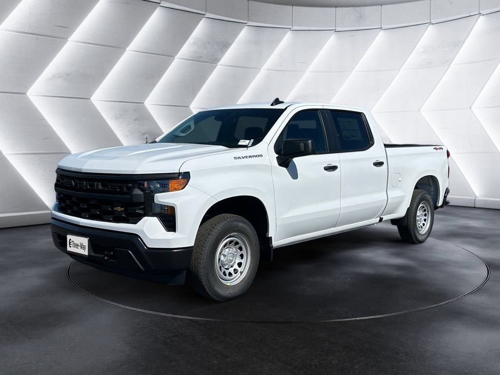 Summit White 2026 Chevrolet Silverado 1500 Pickup Truck Four-Wheel Drive Automatic