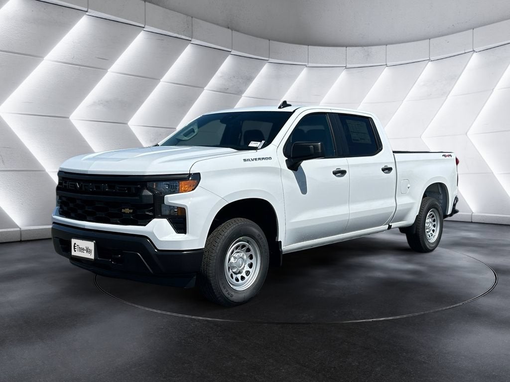 Summit White 2026 Chevrolet Silverado 1500 Pickup Truck Four-Wheel Drive Automatic