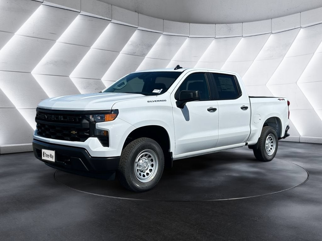 Summit White 2026 Chevrolet Silverado 1500 Pickup Truck Four-Wheel Drive Automatic