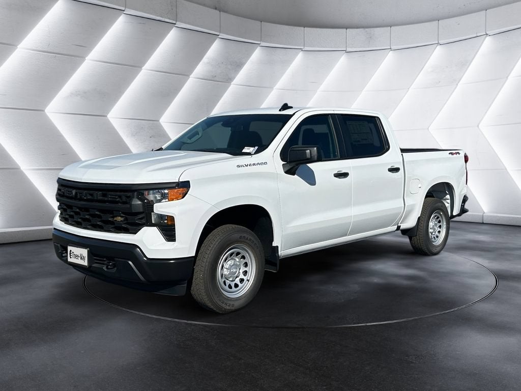 Summit White 2026 Chevrolet Silverado 1500 Pickup Truck Four-Wheel Drive Automatic