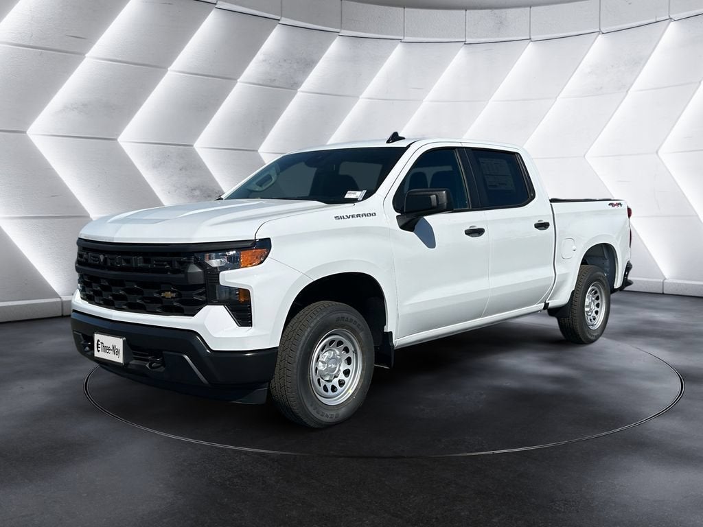 Summit White 2026 Chevrolet Silverado 1500 Pickup Truck Four-Wheel Drive Automatic